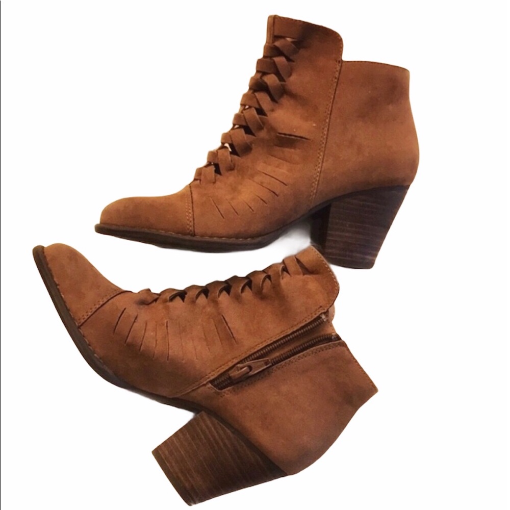 Mossimo Supply Co. cognac booties - Picture 1 of 5